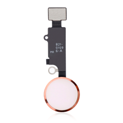 Home Button With Flex For iPhone 7 / 7 Plus / 8 / 8 Plus / SE (2020) / SE (2022) (Warning: For Cosmetic Use Only) (Rose Gold)