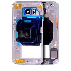 Mid-Frame Housing For Samsung Galaxy S6 (With Small Parts) (Gray)