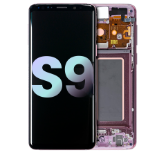 OLED Assembly With Frame For Samsung Galaxy S9 (Service Pack) (Lilac Purple)