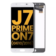 LCD Assembly Without Frame For Samsung Galaxy J7 Prime / On7 (G610 / 2016) (Refurbished) (White)