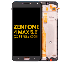 LCD Assembly With Frame For Asus ZenFone 4 Max Pro / ZenFone 4 Max Plus (ZC554KL / 2017) (Refurbished) (Black)