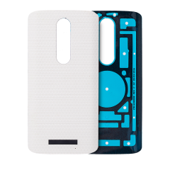 Back cover Glass For Motorola Droid Turbo 2 (XT1585 / XT1580 / XT1581 / 2015) (White)