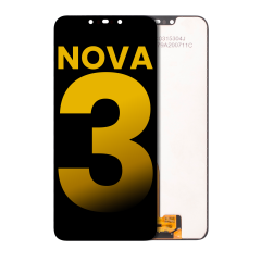 LCD Assembly Without Frame For Huawei Nova 3 (Refurbished) (Black)