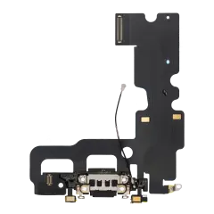 Charging Port Flex Cable For iPhone 7 (Aftermarket) (Jet / Matte Black)