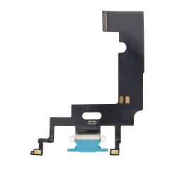 Charging Port Flex Cable For iPhone XR (Premium) (Blue)