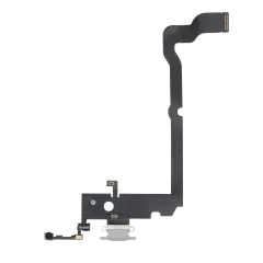 Charging Port Flex Cable For iPhone XS Max (Premium) (Silver)