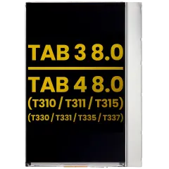LCD Only For Samsung Galaxy Tab 3 8.0" / Tab 4 8.0" (T310 / T311 / T315) / (T330 / T331 / T335 / T337) (Refurbished)