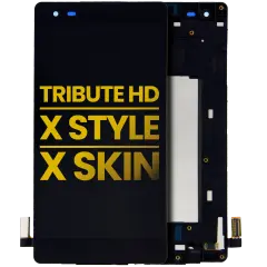 LCD Assembly With Frame For LG Tribute HD (LS676) / LG X Style (K200 / L53BL / L56VL) / LG X Skin (F740) (Refurbished) (Black)