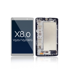 LCD Assembly With Frame For LG G Pad X 8.0 (V520 / V521WG / V522) (Wide Connection) (Gray)