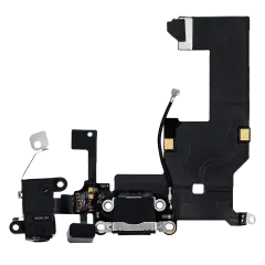 Charging Port Flex Cable For iPhone 5 (Space Gray)