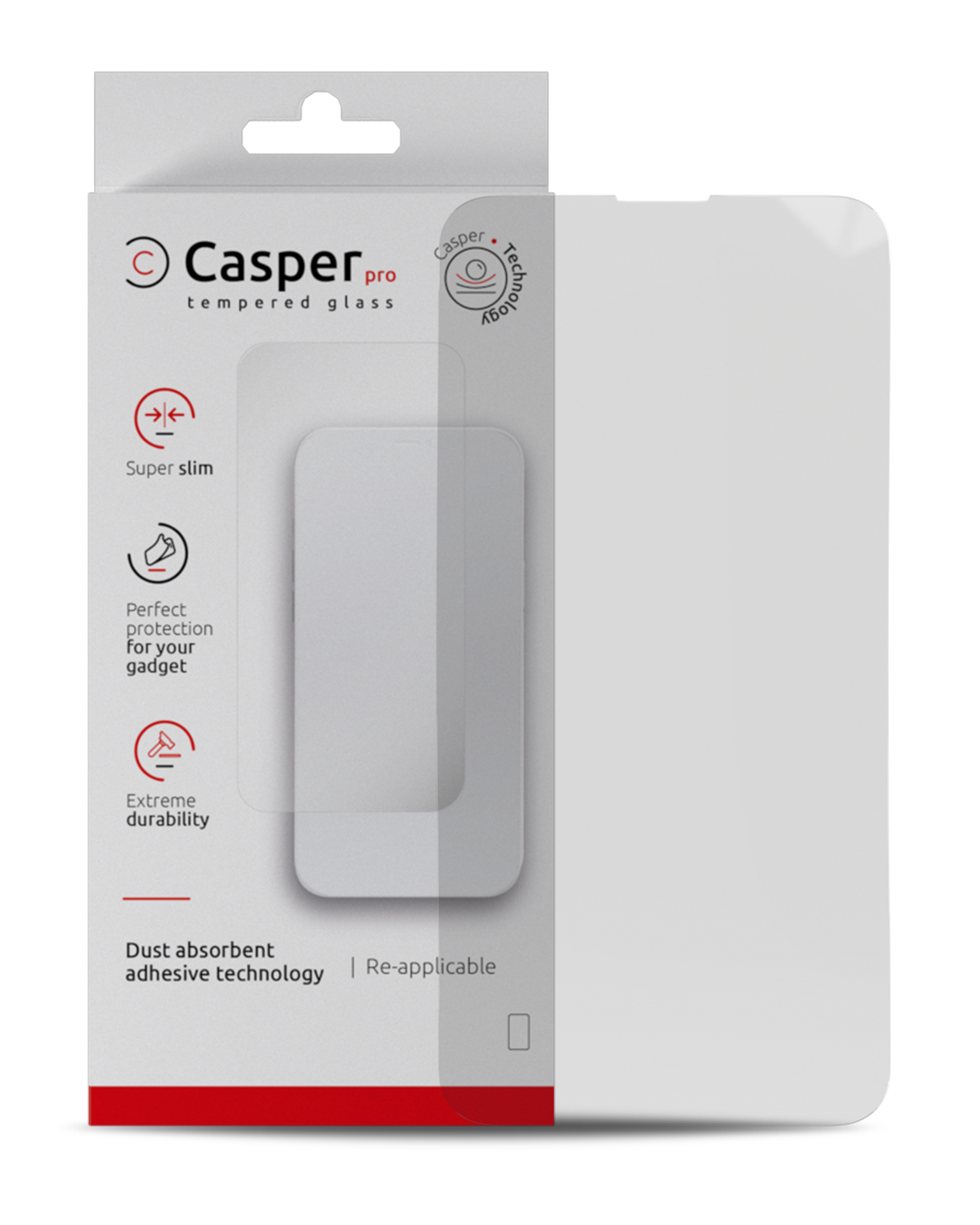 Casper Pro klart beskyttelsesglas til iPhone 13 Mini i original emballage