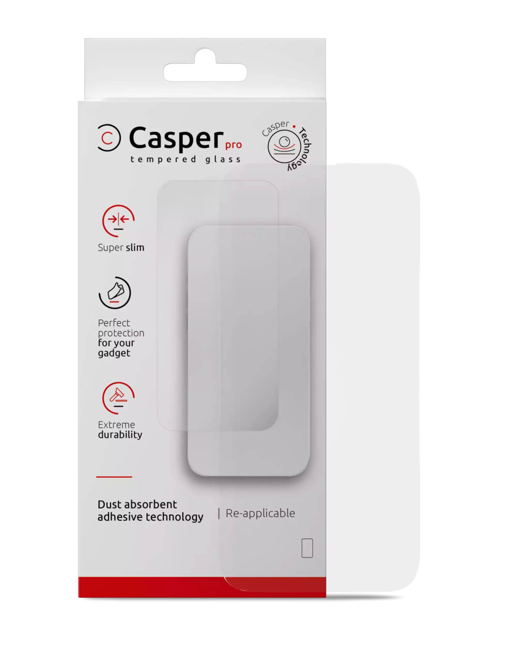 Casper Pro klart beskyttelsesglas til iPhone 13 Pro Max 14 Plus i original emballage