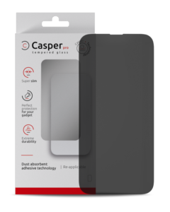 Casper Pro privacy-beskyttelsesglas til iPhone 14 Pro i detailemballage