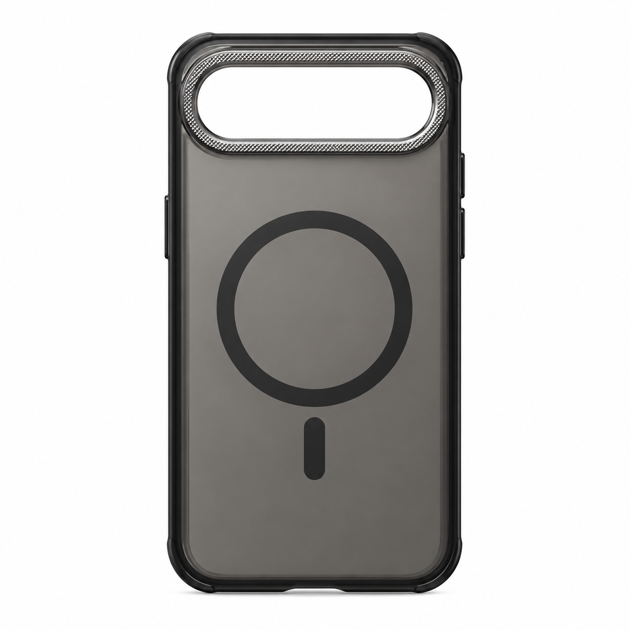 Illustration af sort magnetisk cover til iPhone Air