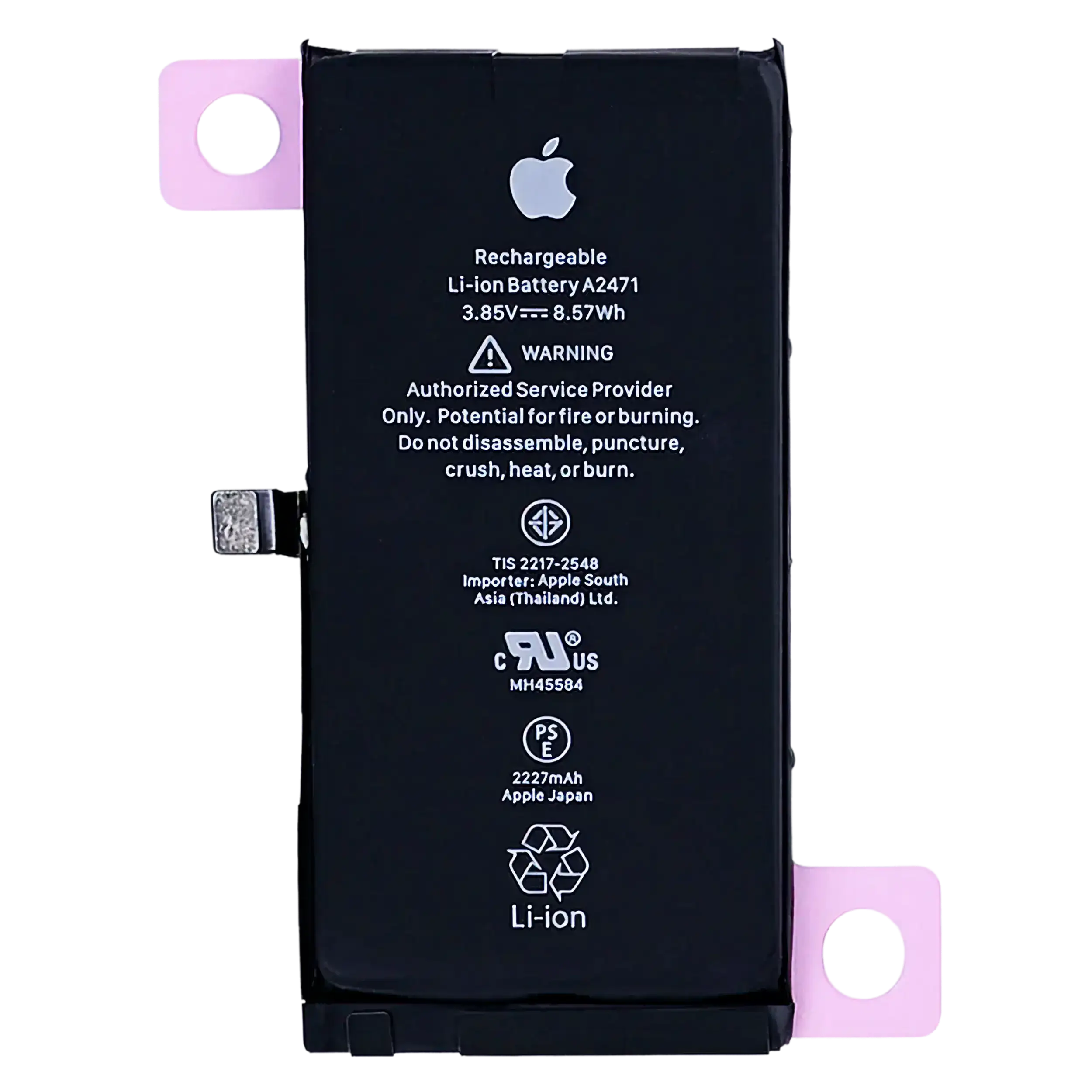 MobileSentrix Genuine OEM batteri til iPhone 12 mini original batteri; eksempelfoto, Service Pack status og SKU skal kontrolleres.