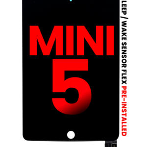 iPad mini 5 komplet LCD-skærm med touch (sort) – kompatibel