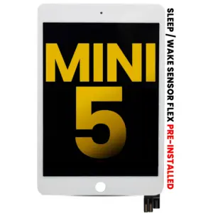iPad mini 5 komplet LCD-skærm med touch (hvid) – refurbished