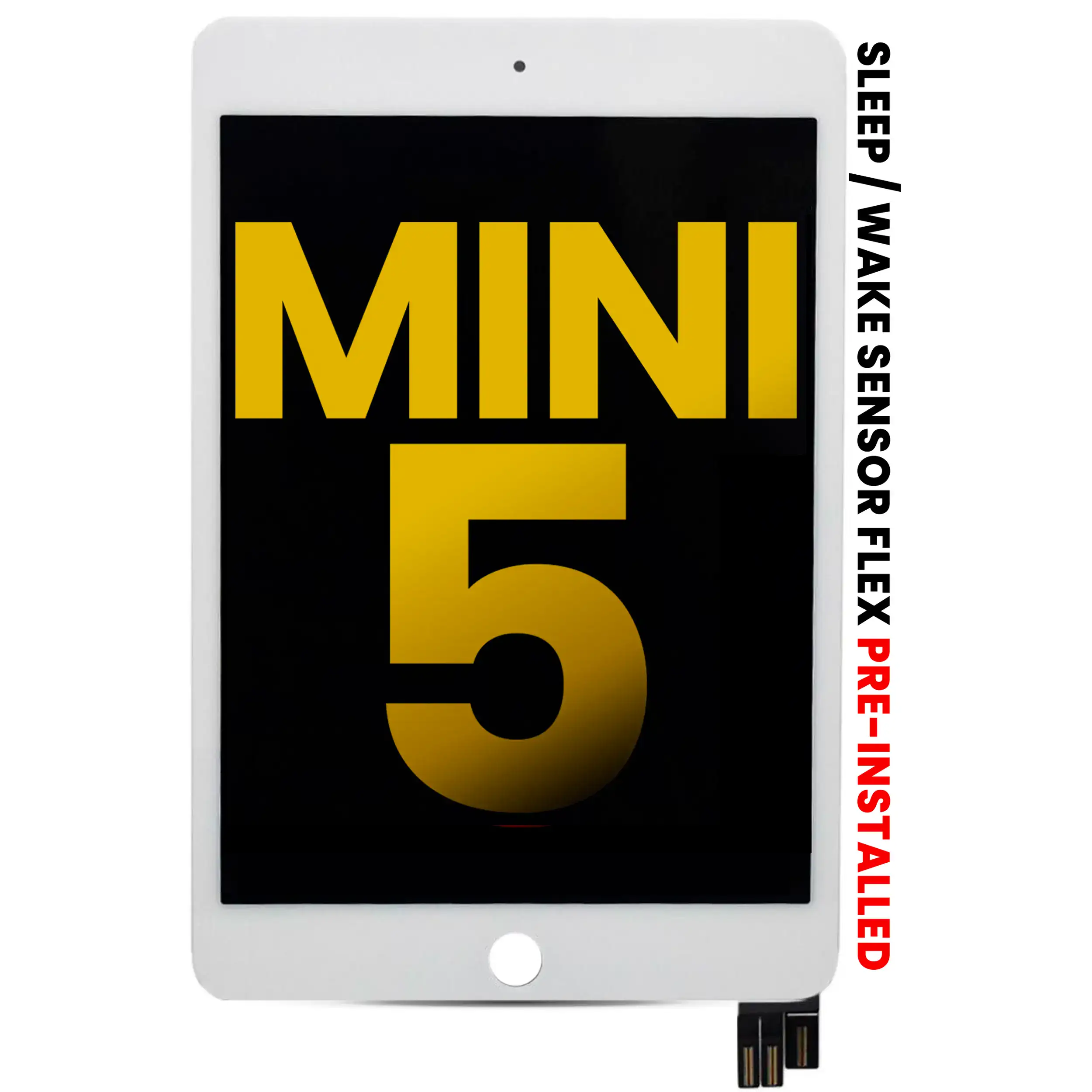 MobileSentrix iPad Mini 5 refurbished LCD white, eksempelfoto – SKU og variant skal kontrolleres