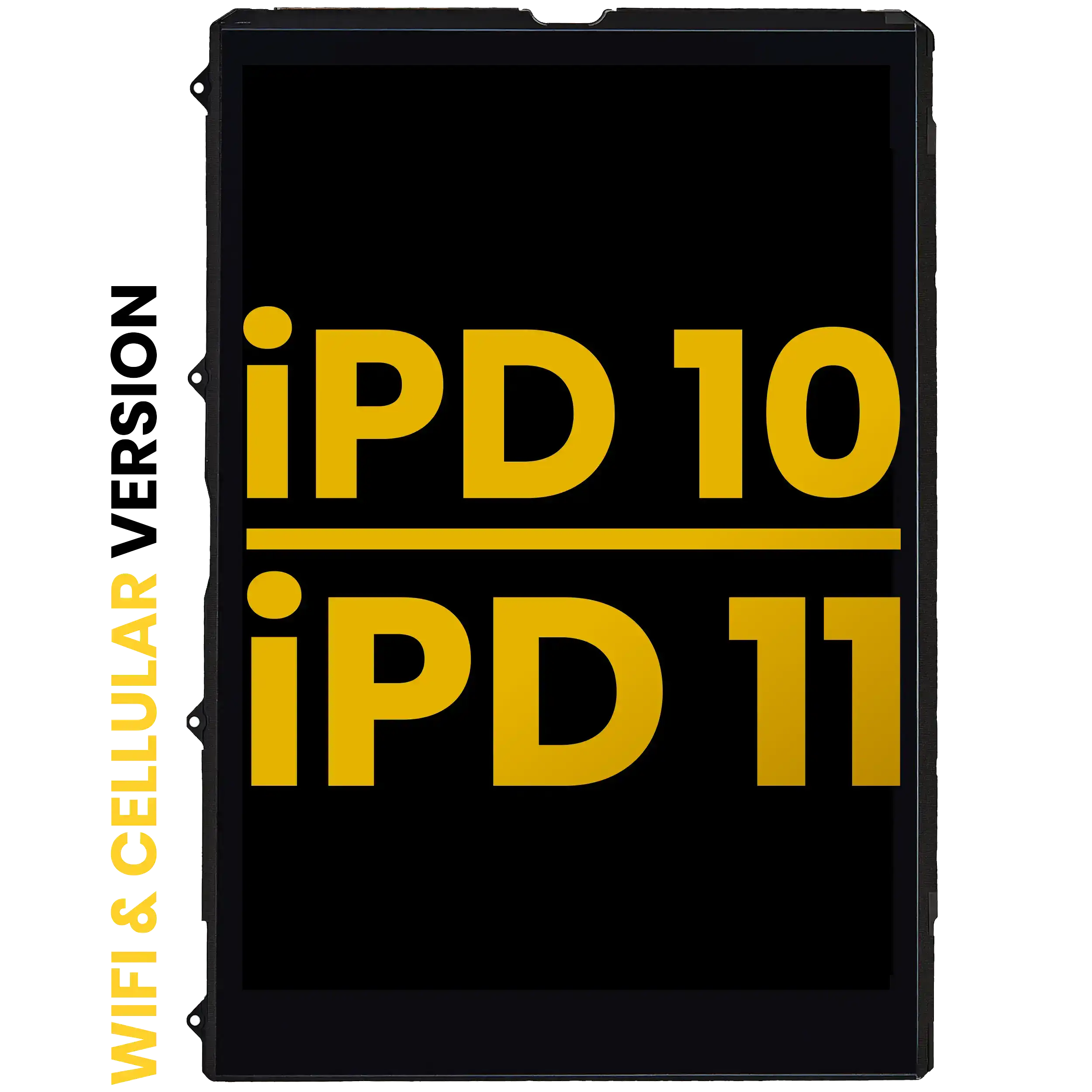 MobileSentrix reservedelsfoto af iPad 10 2022 og iPad 11 2025 original refurbished LCD, eksempel i produktkort