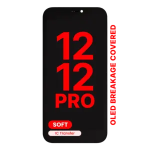Reservedelsfoto: iPhone 12/12 Pro skærm – Soft OLED