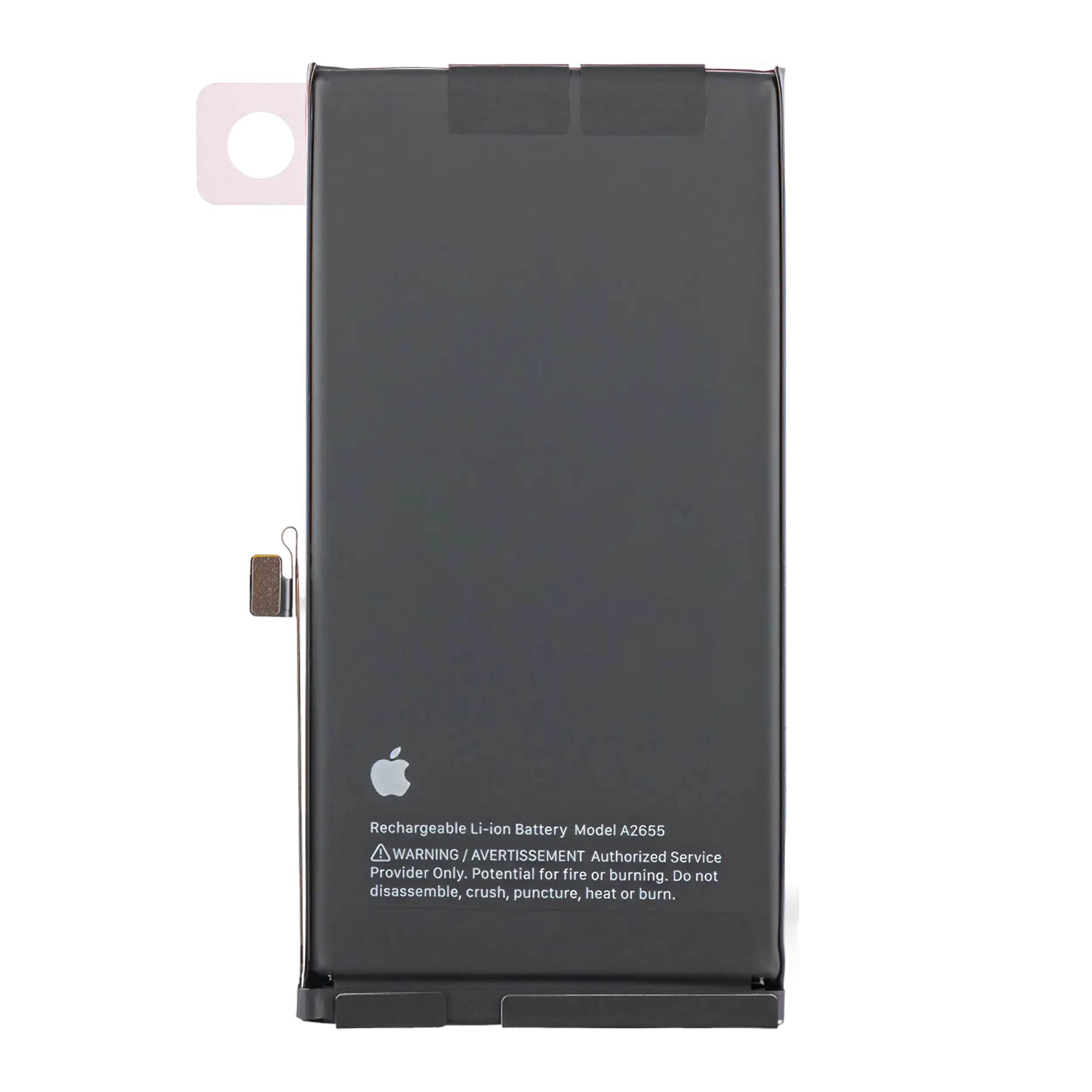 MobileSentrix iPhone 13 Genuine OEM batteri eksempelfoto, præcist servicepack varenummer skal kontrolleres