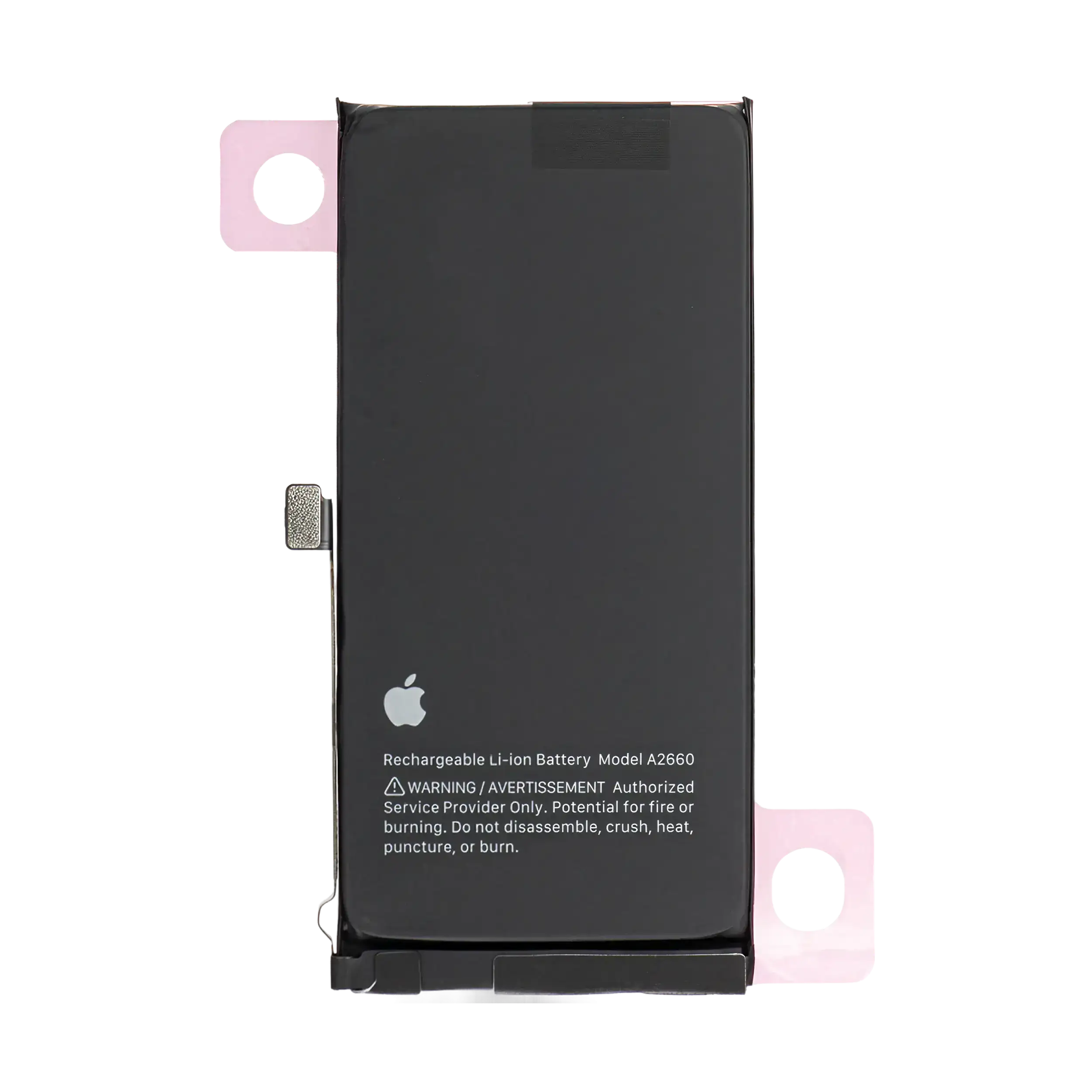 MobileSentrix iPhone 13 Mini Genuine OEM batteri eksempelfoto, præcist servicepack varenummer skal kontrolleres