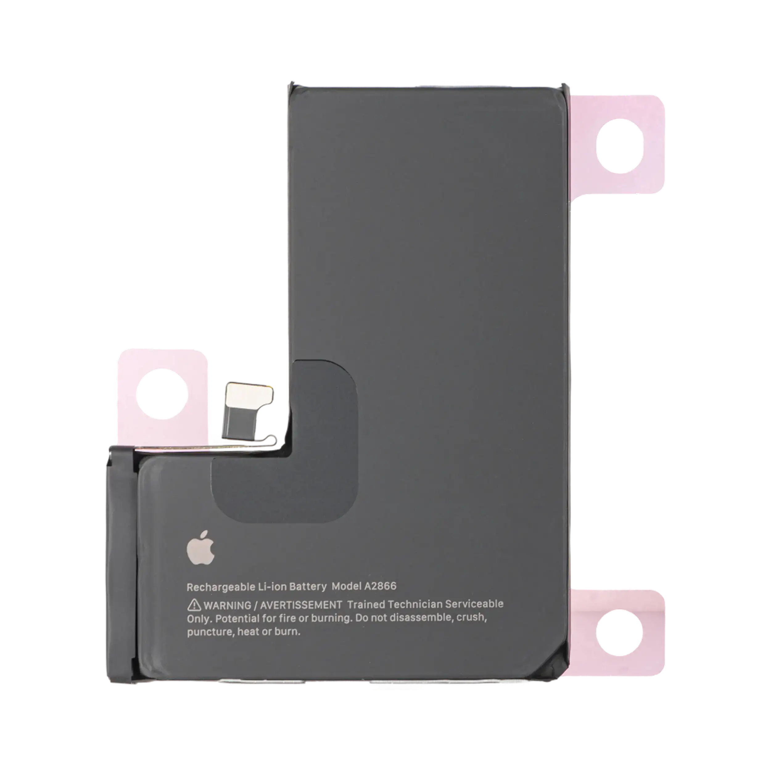 MobileSentrix iPhone 14 Pro Genuine OEM batteri eksempelfoto, præcist servicepack varenummer skal kontrolleres