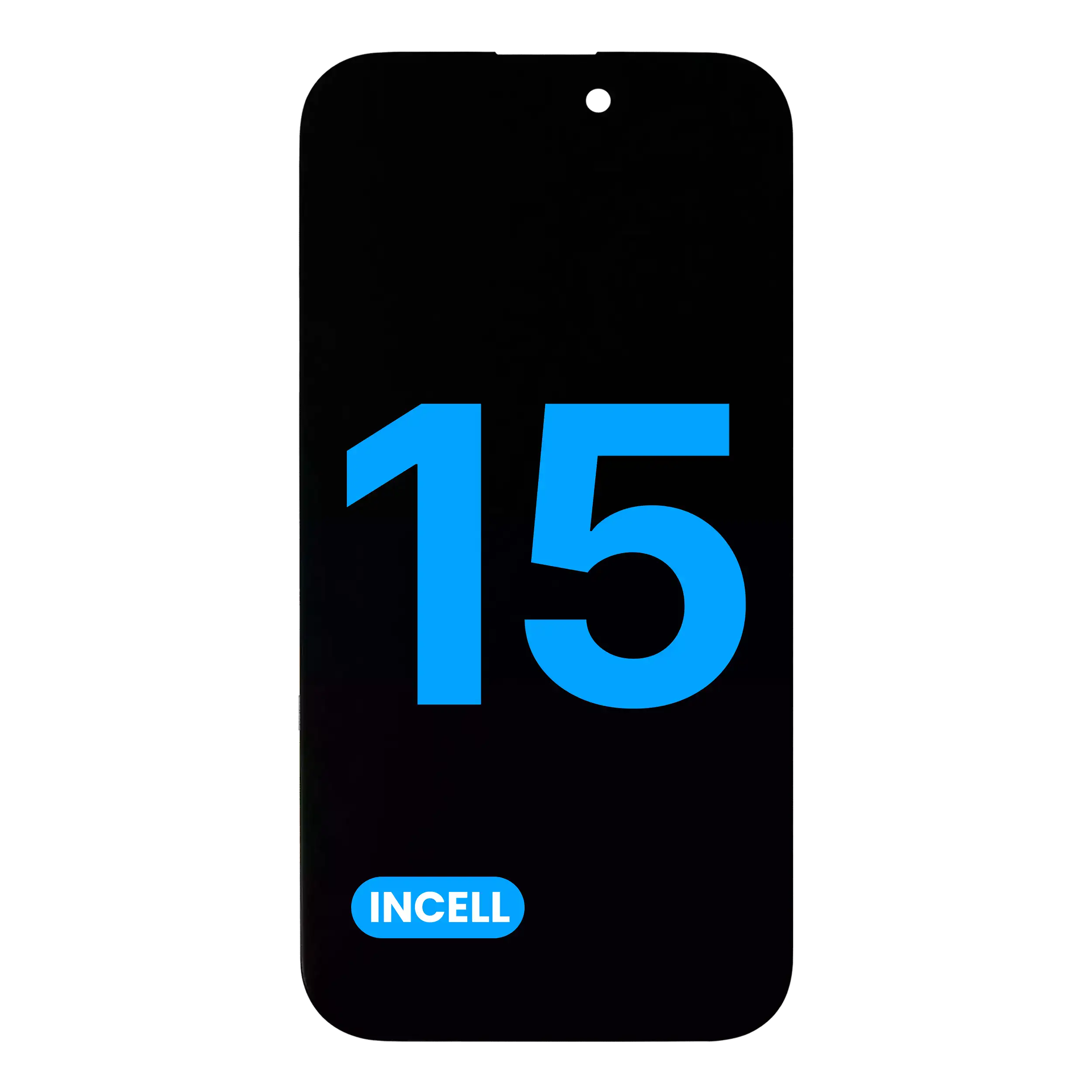 MobileSentrix AQ7 Incell til iPhone 15, billedeksempel til webshop
