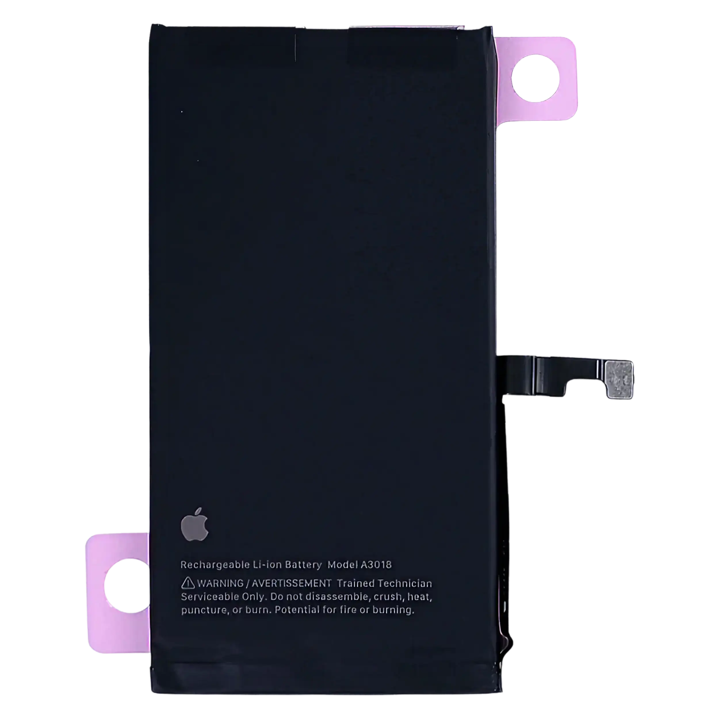 MobileSentrix iPhone 15 Genuine OEM batteri eksempelfoto, præcist servicepack varenummer skal kontrolleres