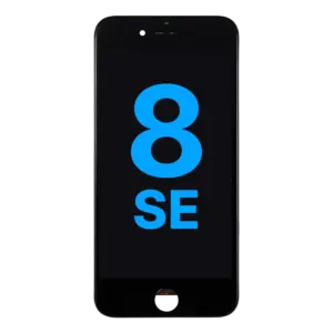 Reservedelsfoto: iPhone 8 / SE 2020 / SE 2022 skærm Original (sort)