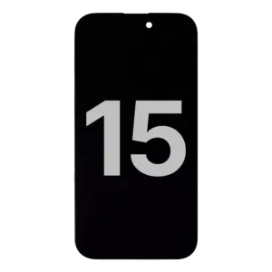 Reservedelsfoto: iPhone 15 skærm – Original Pull (diagnosticerbar)