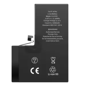 iPhone 14 Pro batteri diagnosticerbart 3200 mAh