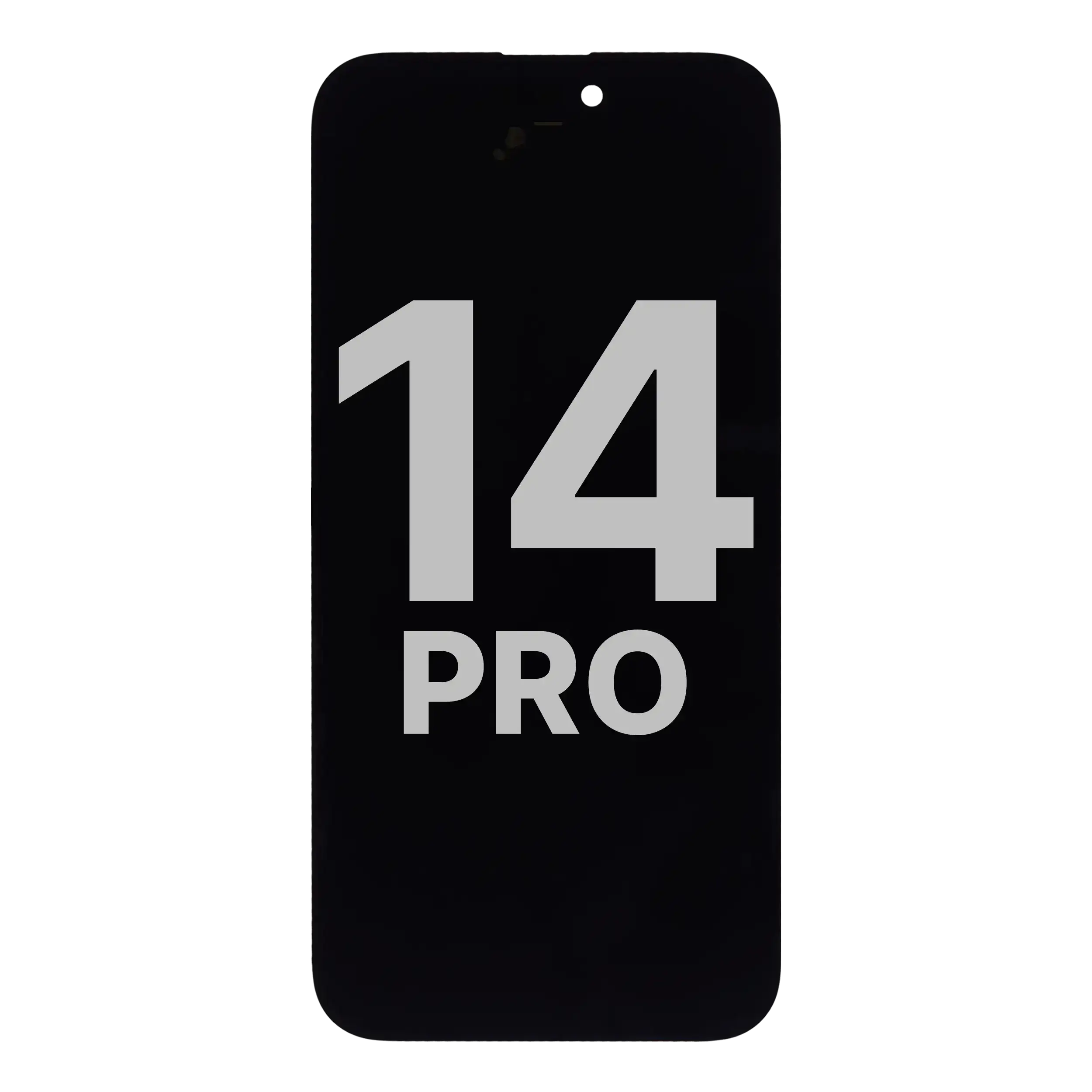 MobileSentrix OLED Assembly Compatible For iPhone 14 Pro with Light Sensor Flex Cable (Used OEM Pull: Grade A). Eksempelfoto, præcist SKU ikke bekræftet.