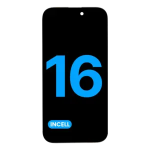 Reservedelsfoto: iPhone 16 skærm – Incell LCD (JK)
