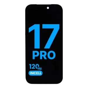 Reservedelsfoto: iPhone 17 Pro skærm – Incell LCD (JK High Quality)