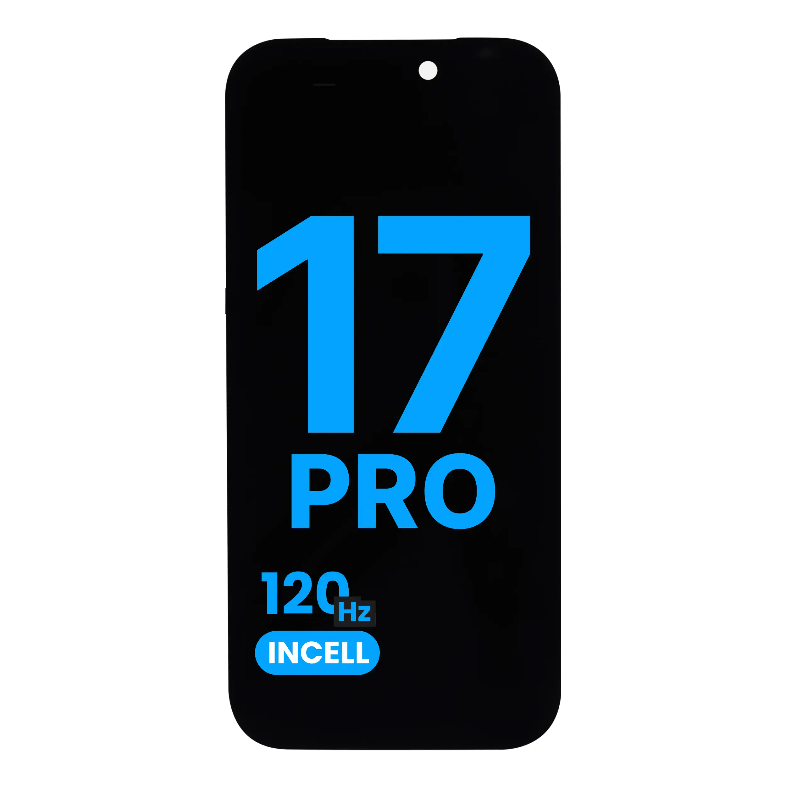 MobileSentrix AQ7 Incell 120Hz til iPhone 17 Pro – eksempelfoto, kvalitet og leverandørsku skal kontrolleres