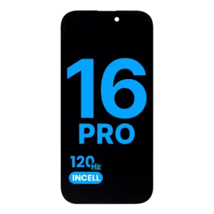 Reservedelsfoto: iPhone 16 Pro skærm – Incell LCD (JK High Quality)