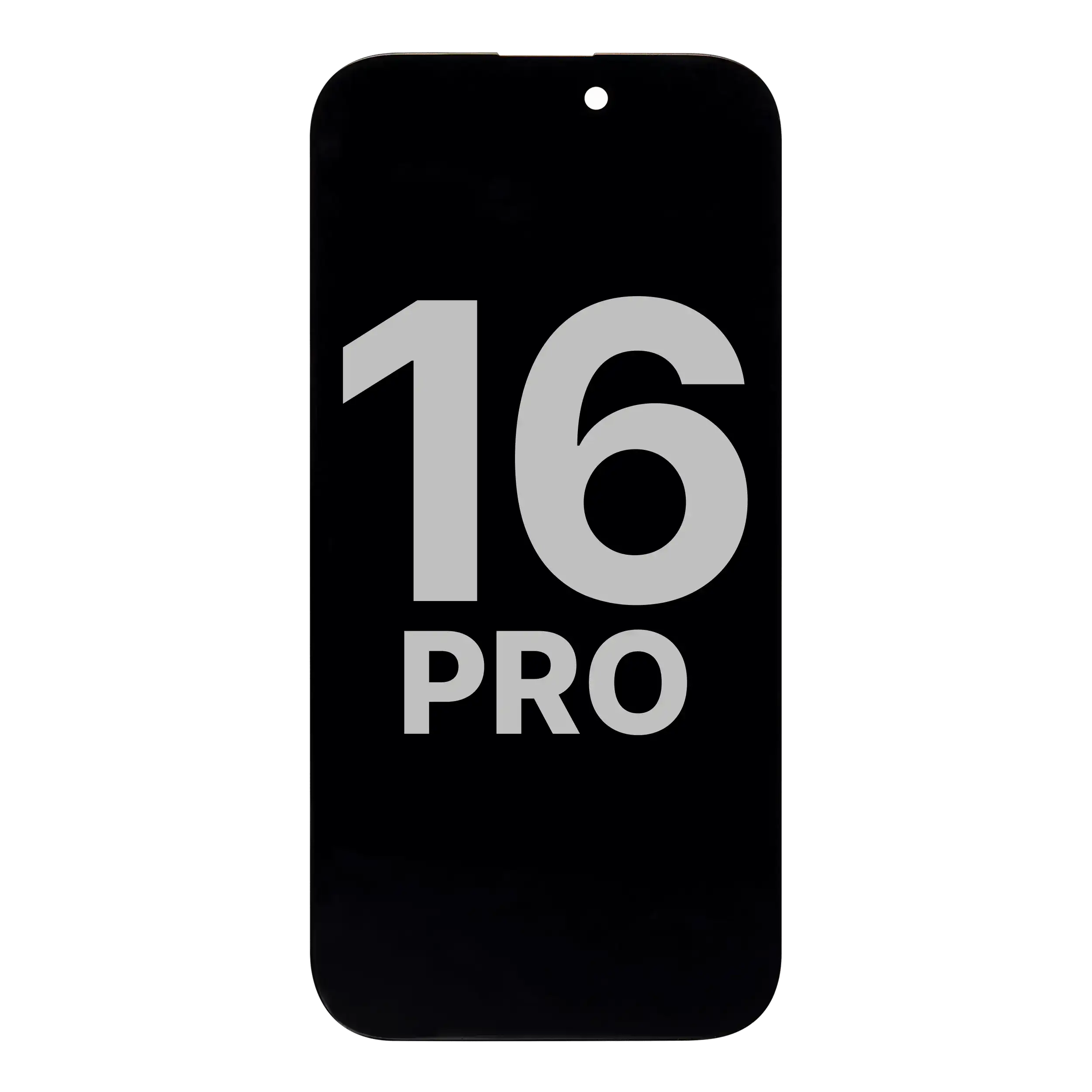 MobileSentrix iPhone 16 Pro: Brugt OEM Pull Grade A skærm. Eksempelfoto.