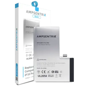 Reservedelsfoto: iPhone 16 Pro batteri – kompatibelt 3582 mAh