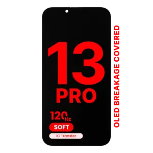Reservedelsfoto: iPhone 13 Pro skærm – Soft OLED 120 Hz