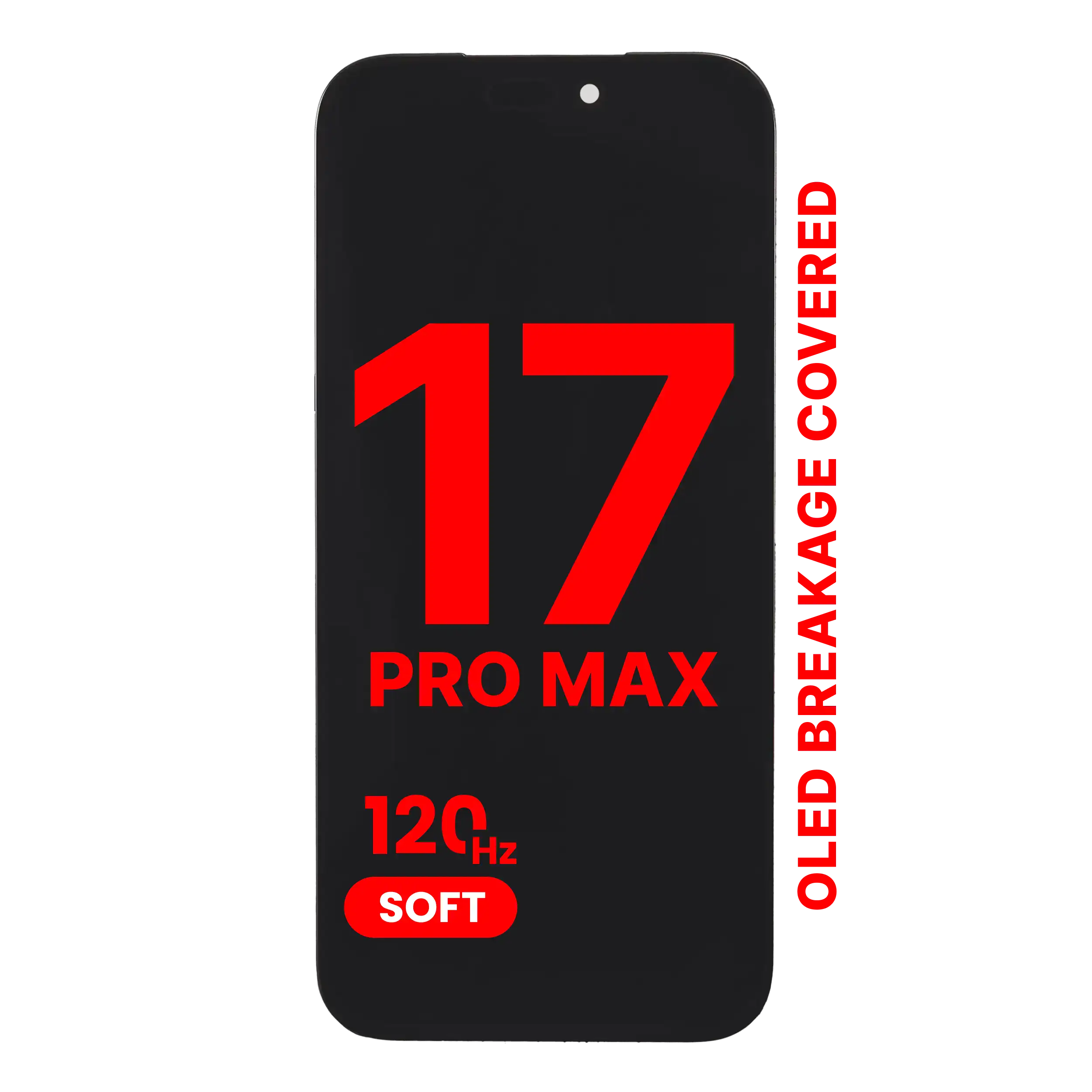 MobileSentrix iPhone 17 Pro Max XO7 Soft OLED 120Hz - modelpassende eksempelfoto