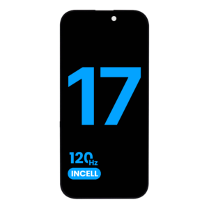 Reservedelsfoto: iPhone 17 skærm – Incell LCD JK High Quality