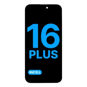 Reservedelsfoto: iPhone 16 Plus skærm – Incell LCD JK High Quality