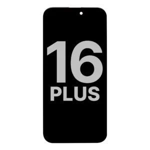 Reservedelsfoto: iPhone 16 Plus skærm – Original Pull (diagnosticerbar)