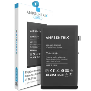 Reservedelsfoto: iPhone 16 Plus batteri – OEM-kompatibel 4674 mAh
