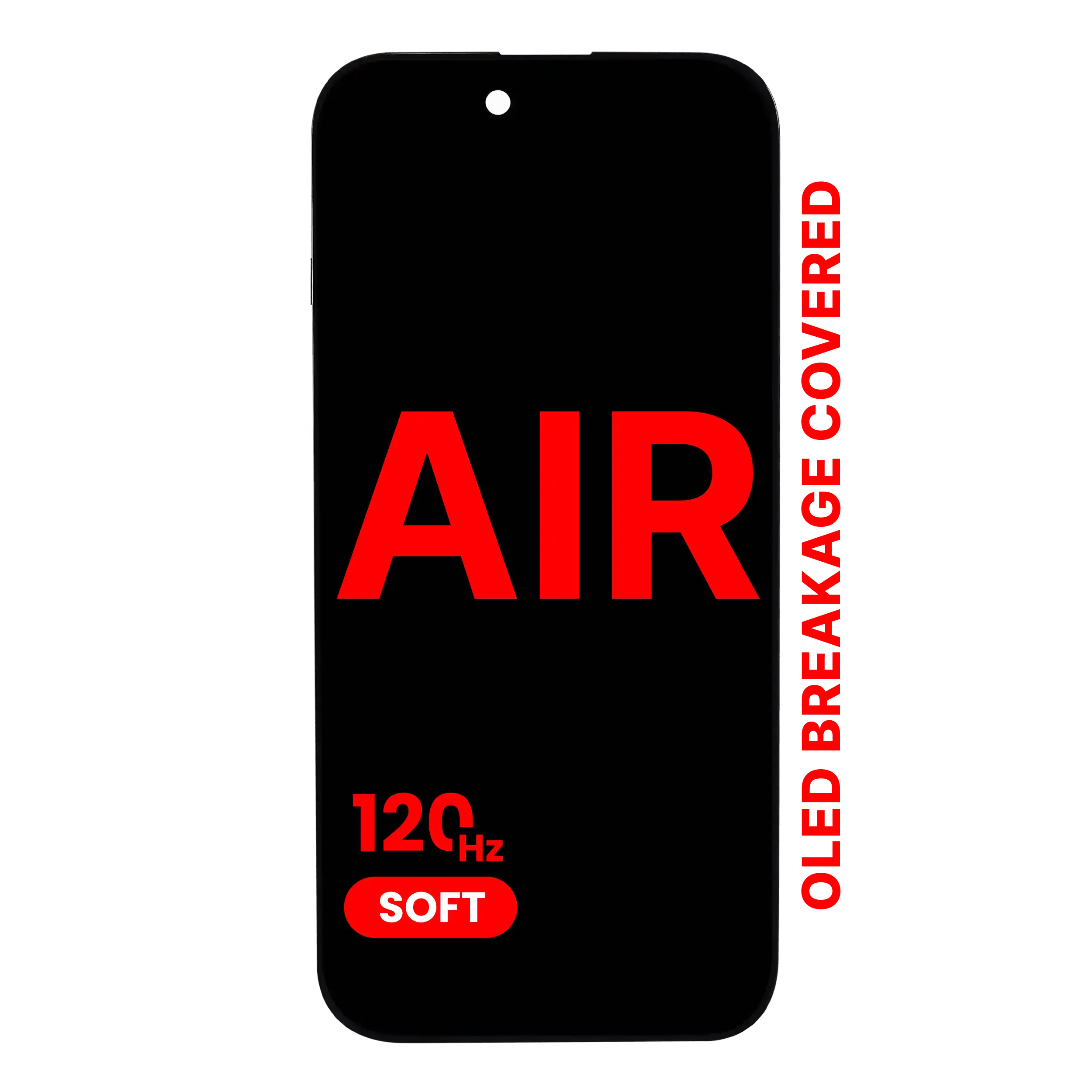 MobileSentrix iPhone Air XO7 Soft OLED 120Hz - modelpassende eksempelfoto
