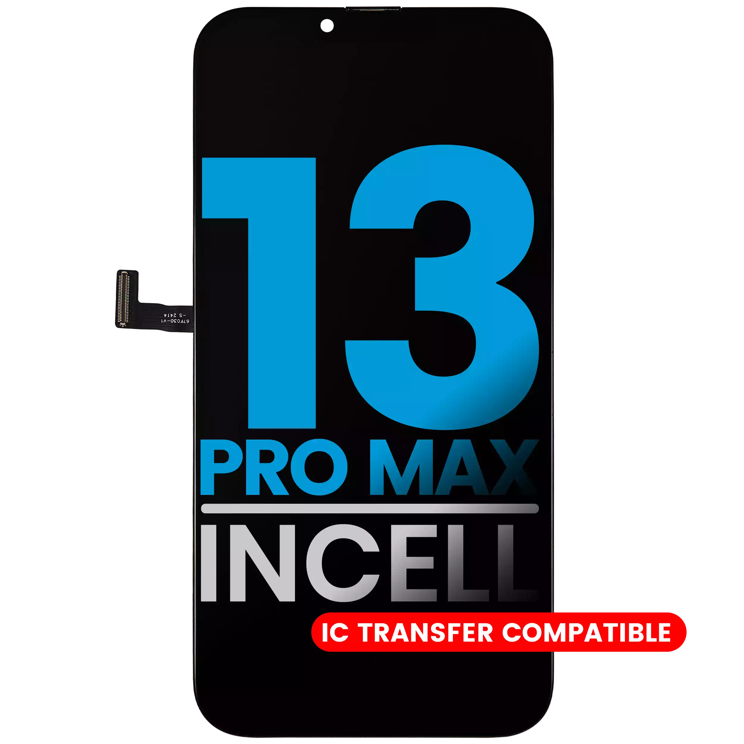 MobileSentrix Incell skærm til iPhone 13 Pro Max, eksempelfoto