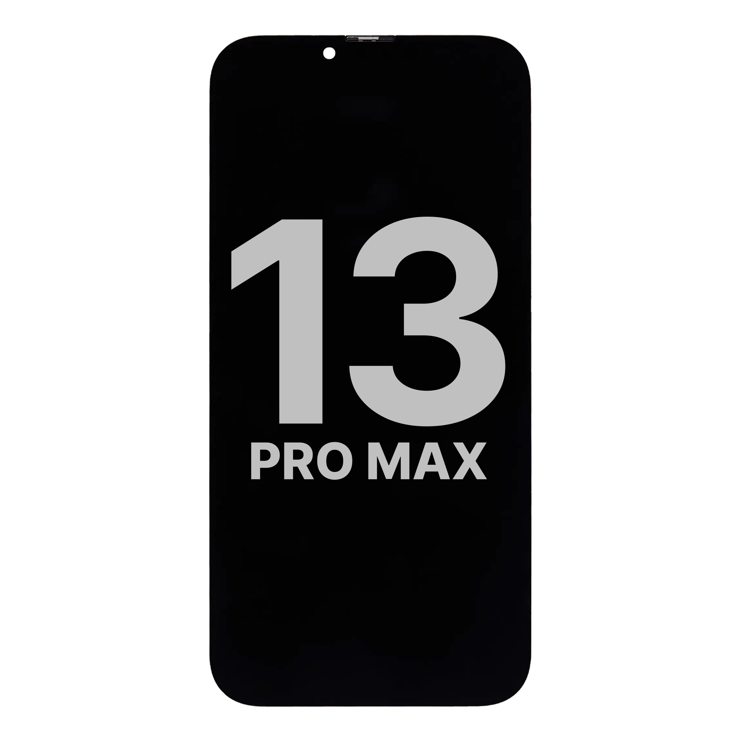 MobileSentrix iPhone 13 Pro Max: Brugt OEM Pull Grade A skærm. Eksempelfoto.