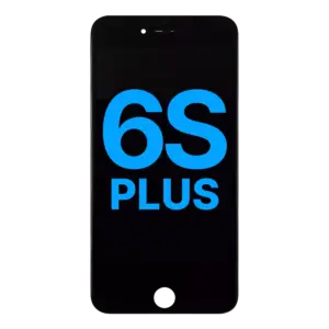 Reservedelsfoto: iPhone 6s Plus skærm OEM (sort)