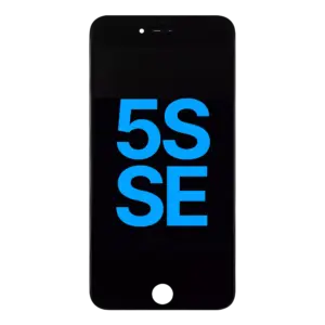 Reservedelsfoto: iPhone 5s / SE (2016) skærm OEM (sort)